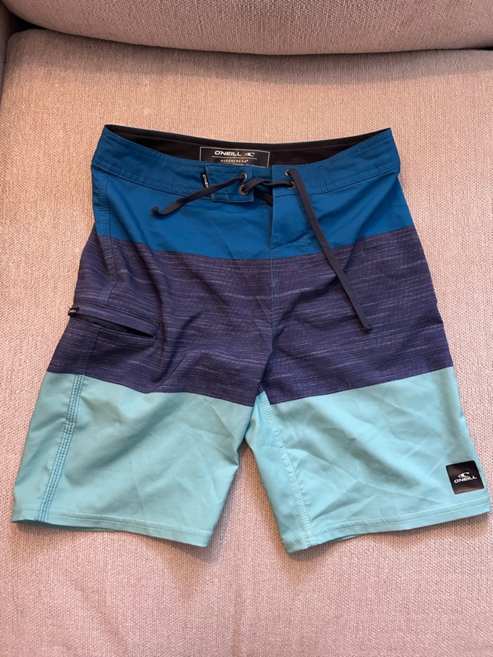 O'Neill Kids Colorblock Blue Swim Trunks